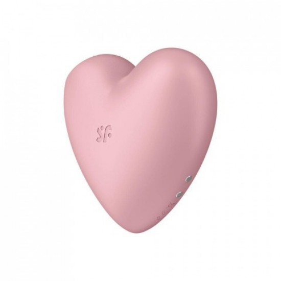 Вакуумный стимулятор Cutie Heart light Satisfyer розовый