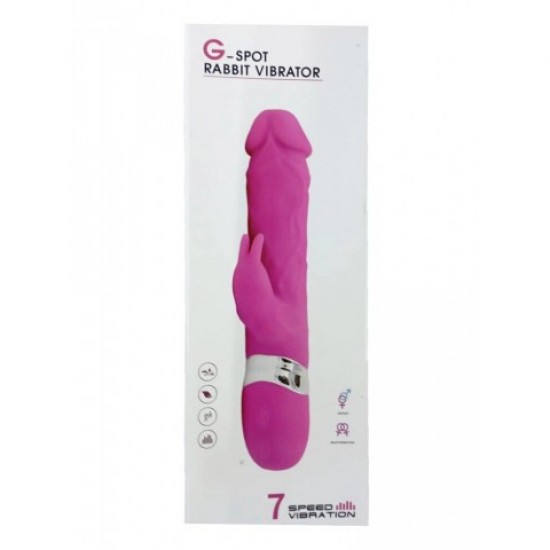 Вибратор-кролик G-spot rabbit vibrator розовый