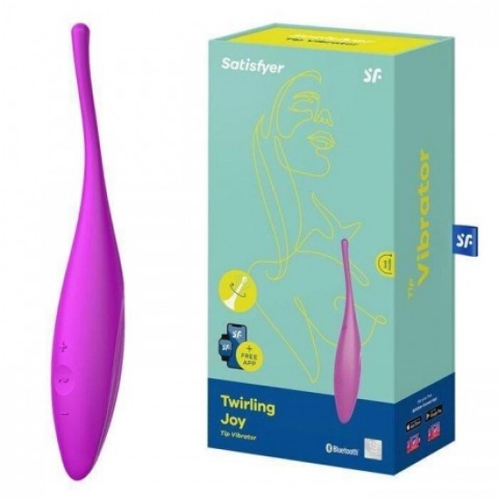 Вибратор для клитора Satisfyer Twirling Joy fuchsia