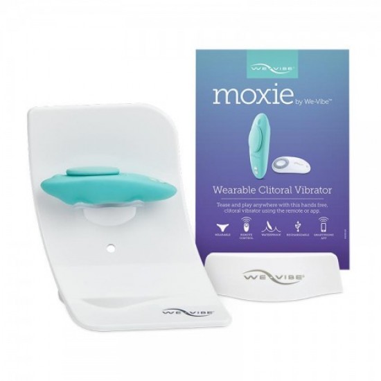 WE-VIBE Клиторальный вибратор Moxie голубой