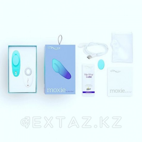 WE-VIBE Клиторальный вибратор Moxie голубой