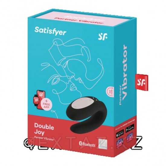 Вибратор для пар Satisfyer Partner Double Joy (черный)