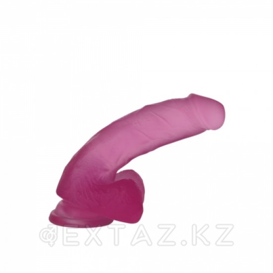 Фаллоимитатор - Crystal Dildo Medium Lovetoy (17*3.5) розовый