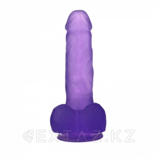 Фаллоимитатор - Crystal Dildo Medium Lovetoy (17*3.5) фиолетовый