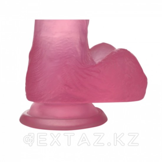 Фаллоимитатор - Crystal Dildo Small Lovetoy (15*3.5) розовый