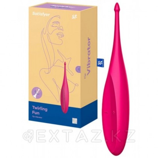 Вибратор для клитора Satisfyer Twirling Fun magenta