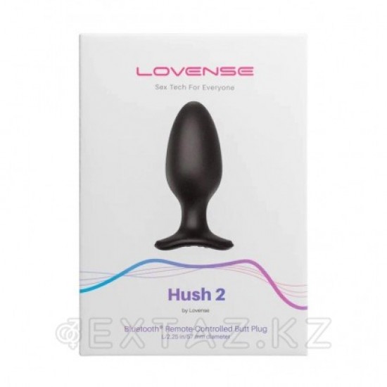 Анальная вибропробка Hush 2 второго поколения с управлением на расстоянии от Lovense (L: 57*150 Мм.)