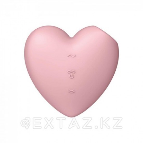 Вакуумный стимулятор Cutie Heart light Satisfyer розовый