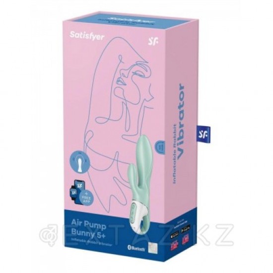 Вибратор-кролик Air pump bunny Satisfyer (мятный)