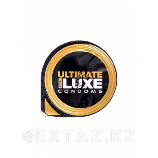 LUXE BLACK ULTIMATE ГРИВА МУЛАТА - Презерватив с ароматом яблока, 1 штука (черный)