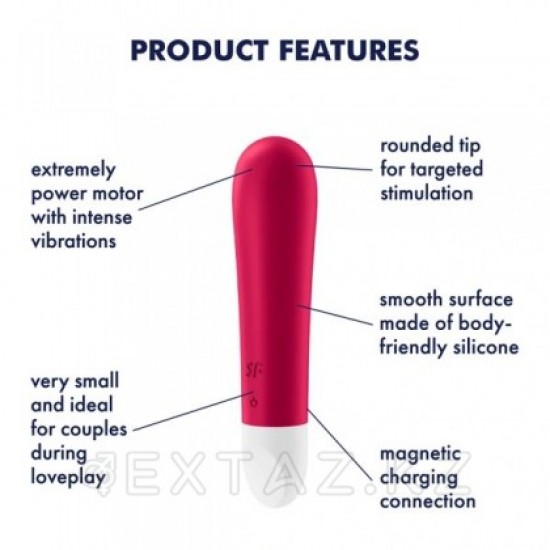 Мини-вибратор Satisfyer Ultra Power Bullet 1 красный