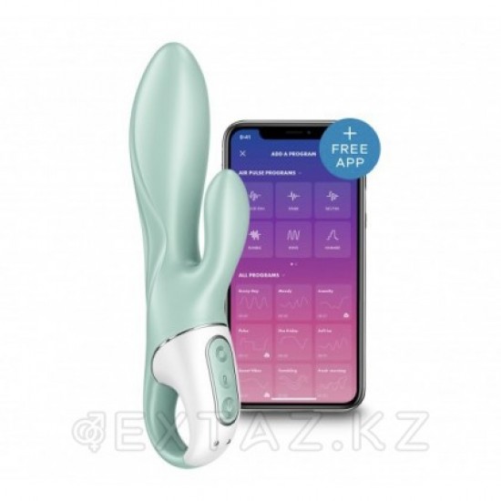 Вибратор-кролик Air pump bunny Satisfyer (мятный)