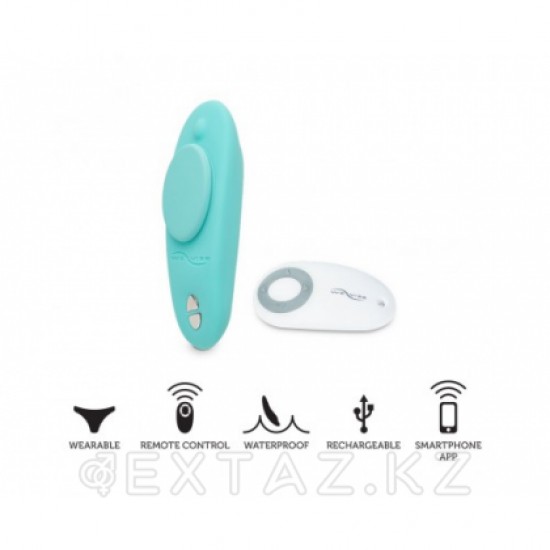 WE-VIBE Клиторальный вибратор Moxie голубой