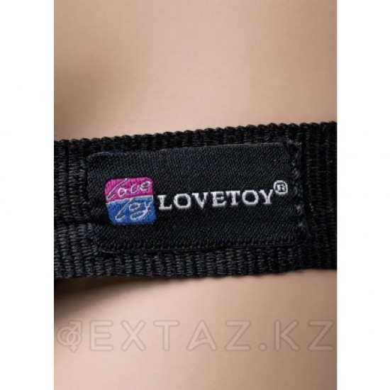 Страпон на креплении LoveToy с поясом Harness реалистичный (17 см.)