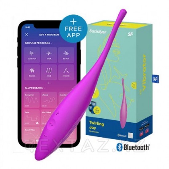 Вибратор для клитора Satisfyer Twirling Joy fuchsia