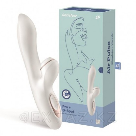 Вибратор с вакуумно-волновым стимулятором клитора Satisfyer Pro+ G-Spot