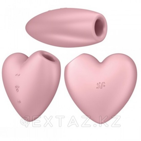 Вакуумный стимулятор Cutie Heart light Satisfyer розовый