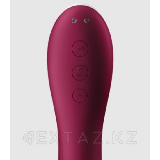 Вакуумный стимулятор с вибрацией Dual Crush Satisfyer