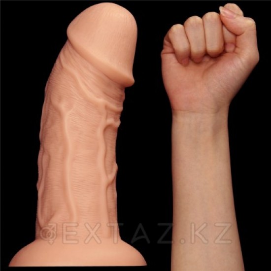 Фаллоимитатор на присоске Realistic Curved Dildo (24 см)