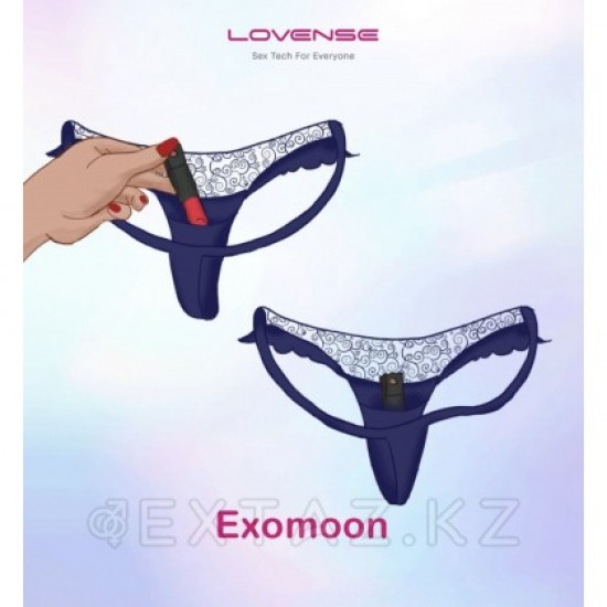 Мини-вибратор в форме губной помады Exomoon от Lovense