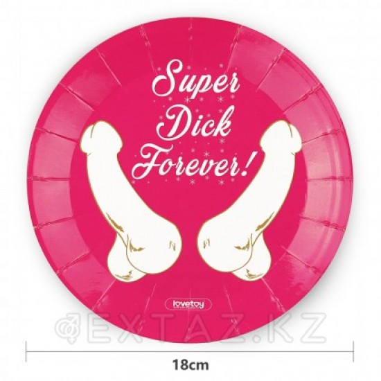 Бумажные тарелки Super Dick Forever (6 шт.)