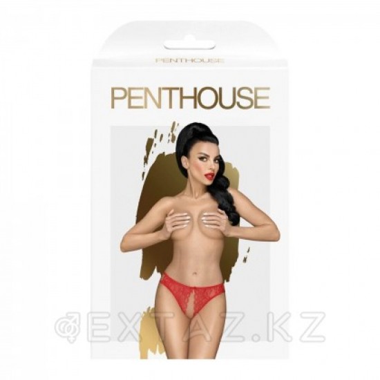 Стринги "Naughty valentine" от Penthouse (S/M) красные