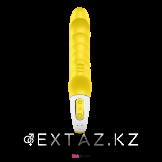 Желтый вибратор для точки G Satisfyer Vibes - Yummy Sunshine, 22 см