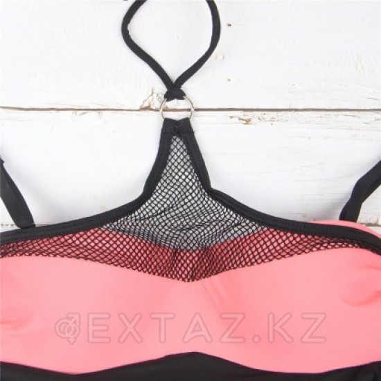 Купальник слитный Mesh Pink (M)