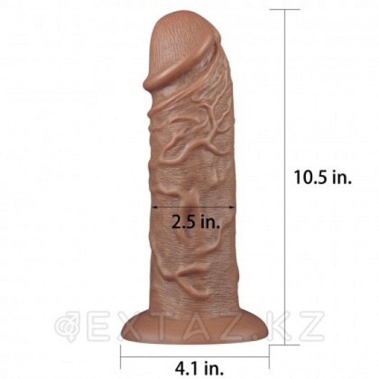 Фаллоимитатор на присоске Realistic Chubby Dildo (26,6 см)