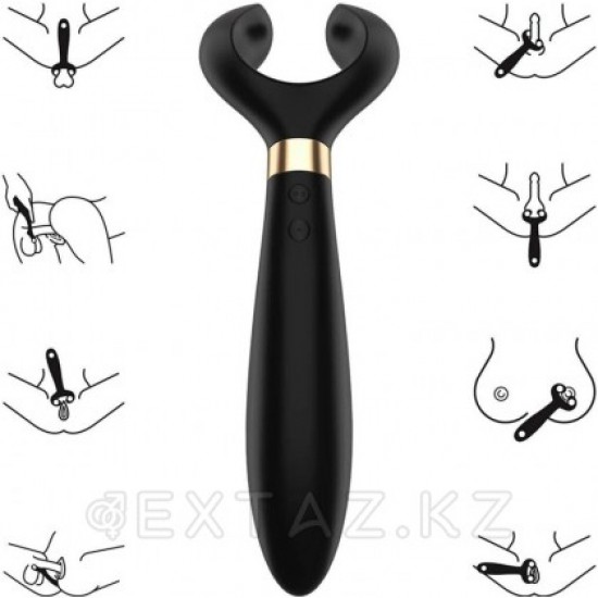 Многофункциональный вибромассажёр Satisfyer Endless Fun black