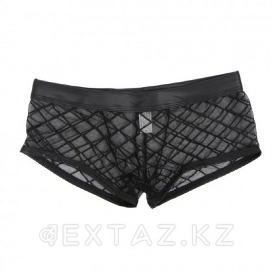 Мужские боксеры прозрачные Sexy Black (L)